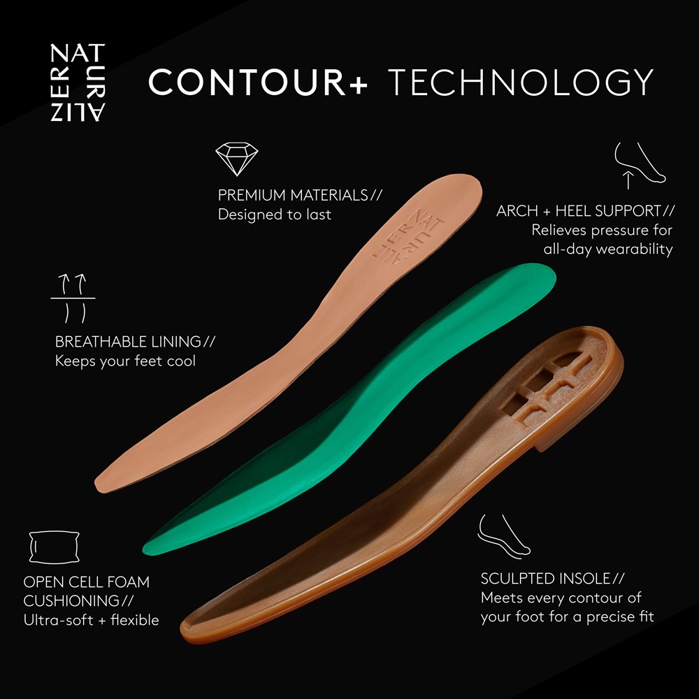 Naturalizer 27 Edit Carla Flat - Crème Brulee Leather