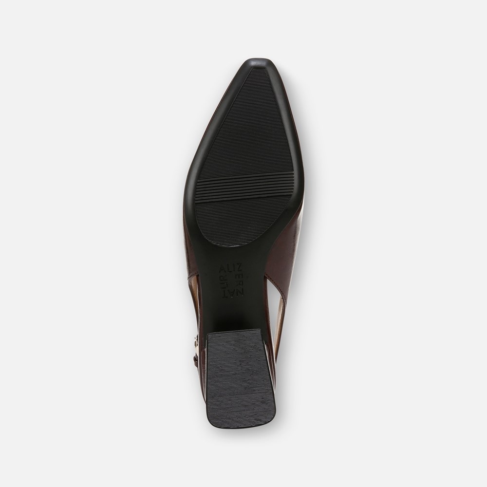 Naturalizer Garner Slingback - Merlot Red Faux Leather