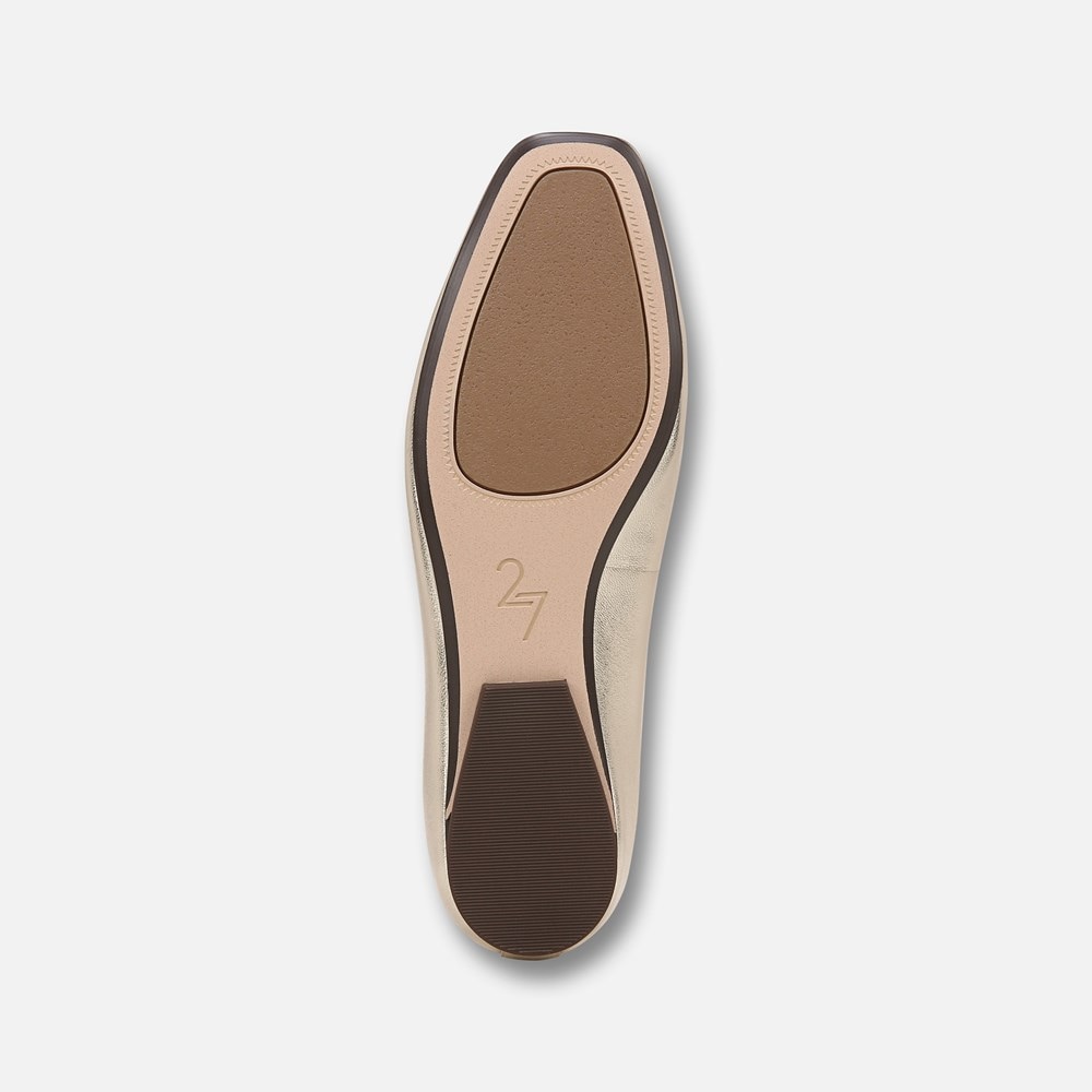 Naturalizer 27 Edit Carla Flat - Champagne Metallic Leather