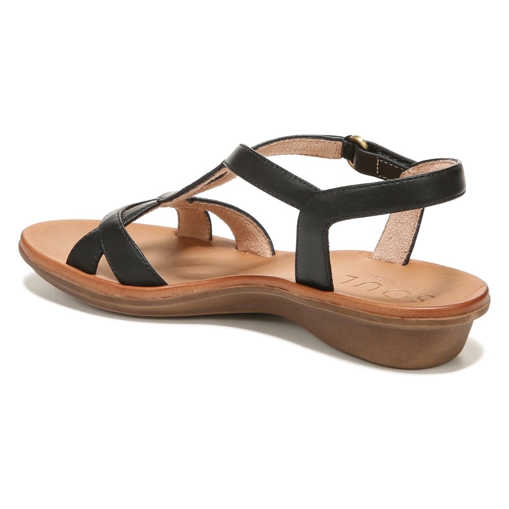 Naturalizer SOUL Solo Sandal - Black Synthetic