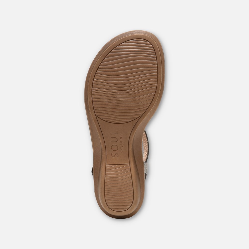 Naturalizer SOUL Solo Sandal - Black Synthetic