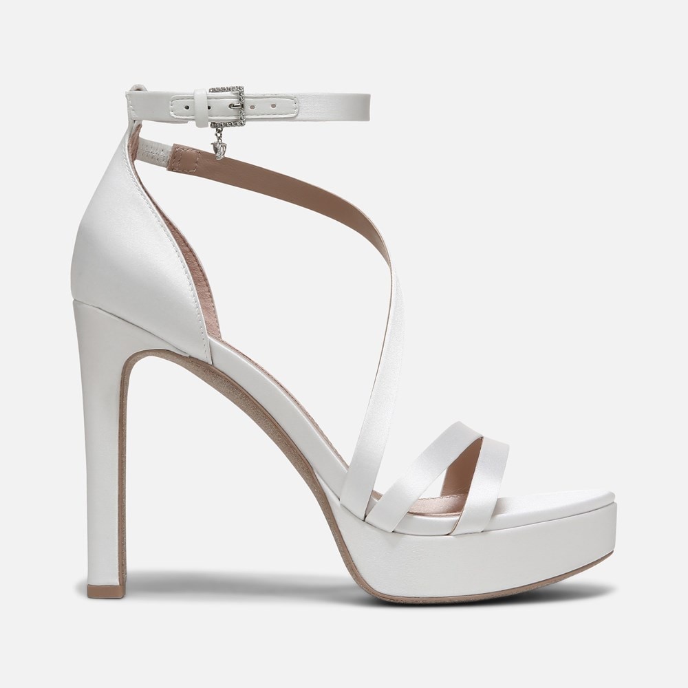 Naturalizer Love 2 Dress Sandal - Silk White Fabric