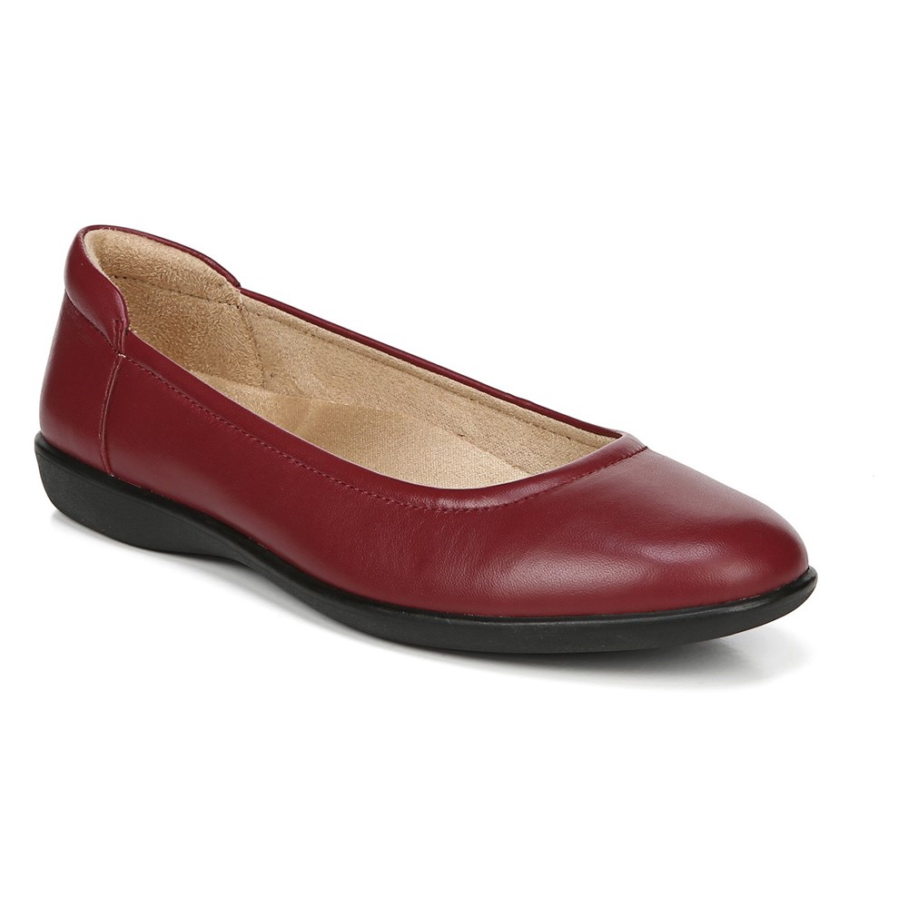 Naturalizer Flexy Flat - Red Leather