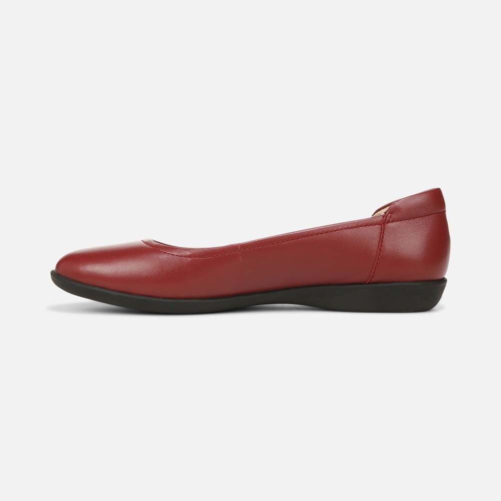 Naturalizer Flexy Flat - Red Leather