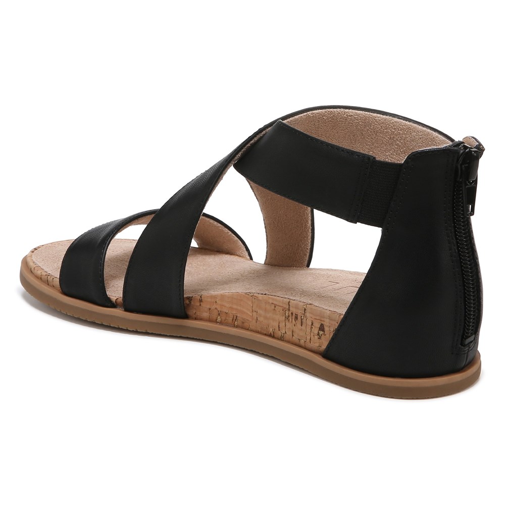 Naturalizer SOUL Cindi Sandal - Black Leather