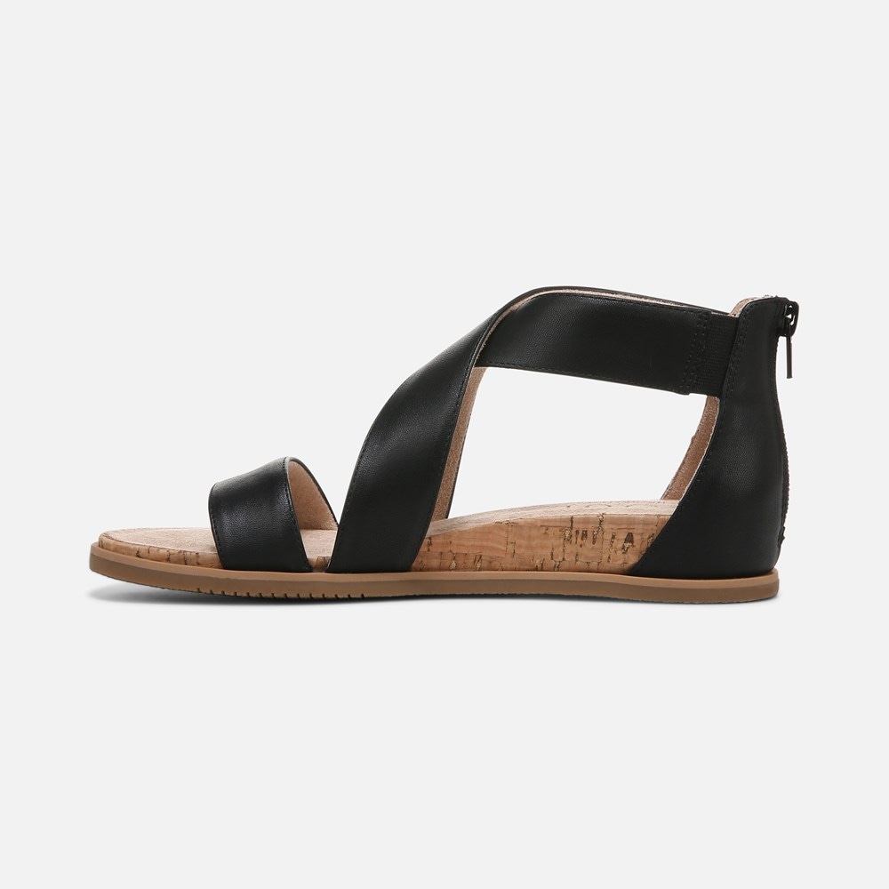 Naturalizer SOUL Cindi Sandal - Black Leather