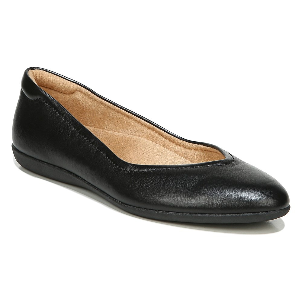 Naturalizer Vivienne Flat - Black Leather