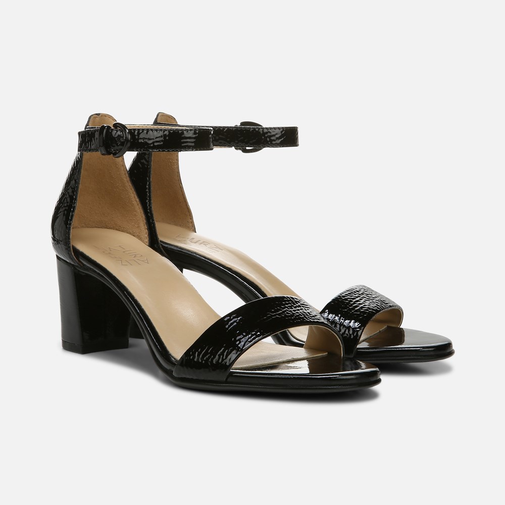 Naturalizer Vera Dress Sandal - Black Patent Leather