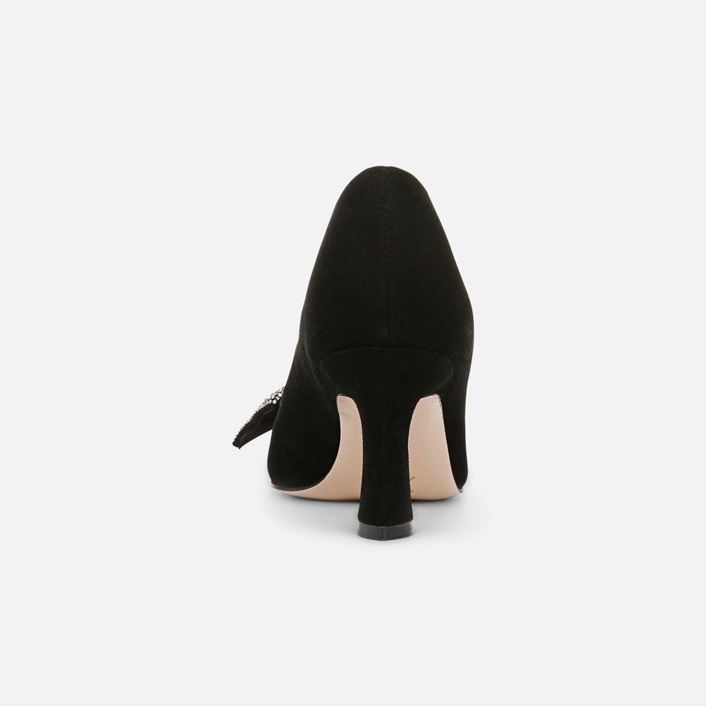 Naturalizer 27 EDIT Emery Bow Pump - Black Suede