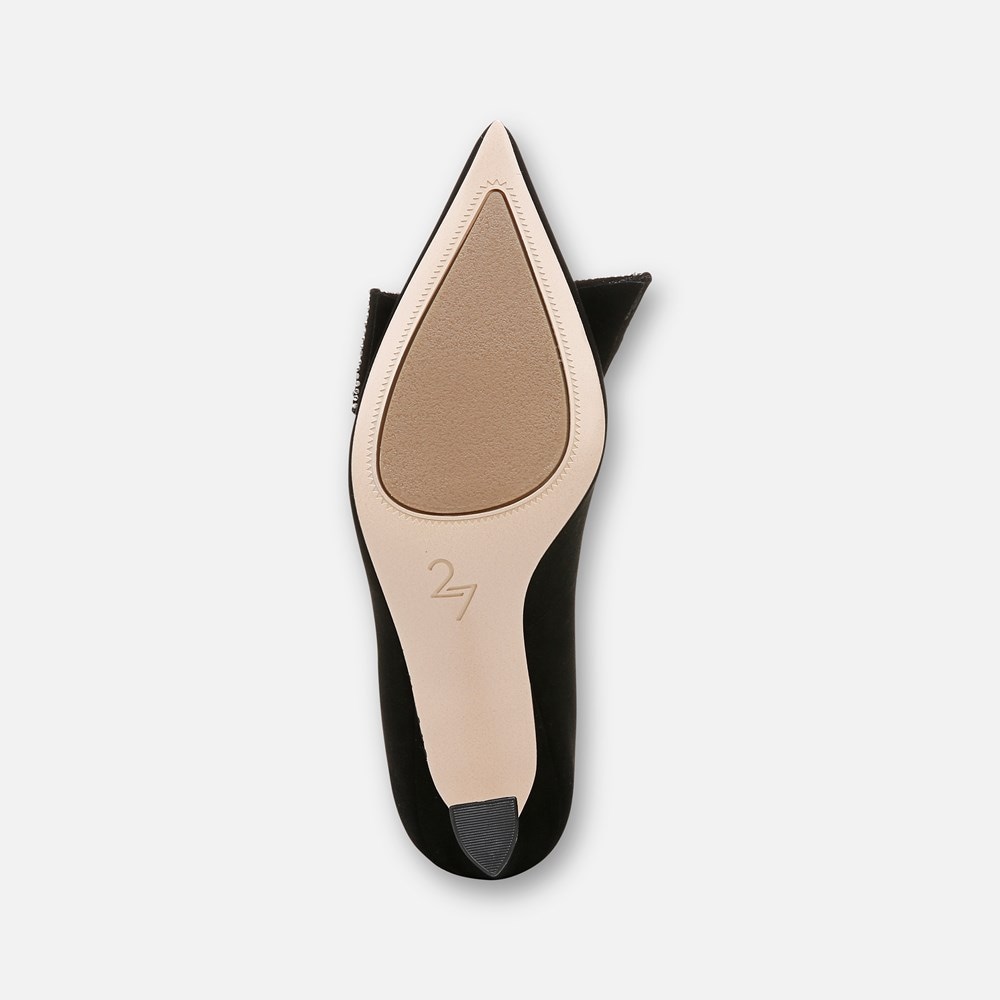 Naturalizer 27 EDIT Emery Bow Pump - Black Suede