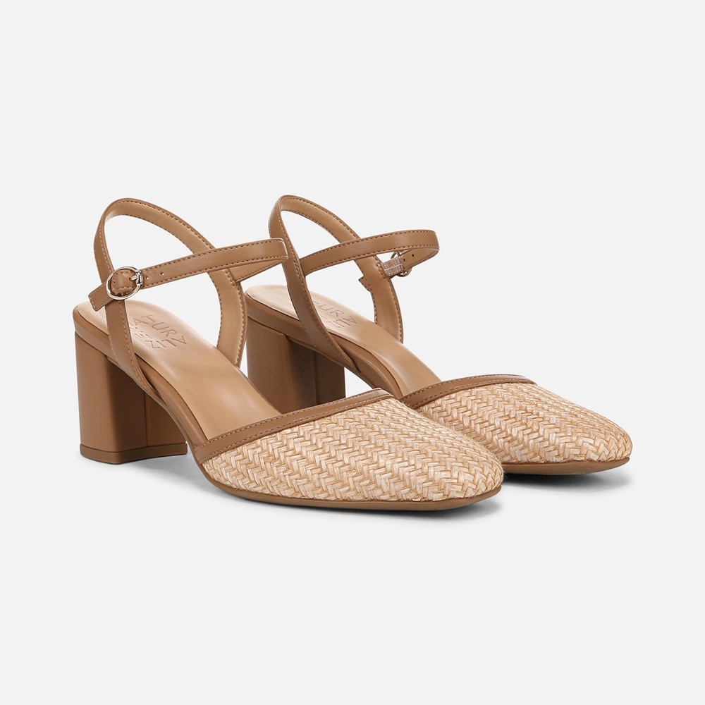 Naturalizer Wave Dress Shoe - Brown Woven Fabric