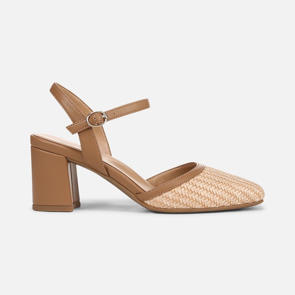 Naturalizer Wave Dress Shoe - Brown Woven Fabric