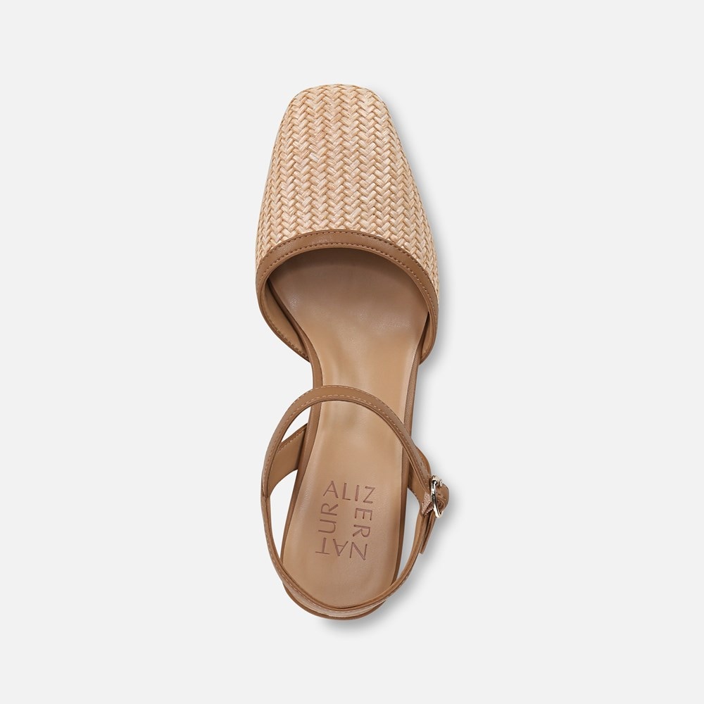 Naturalizer Wave Dress Shoe - Brown Woven Fabric