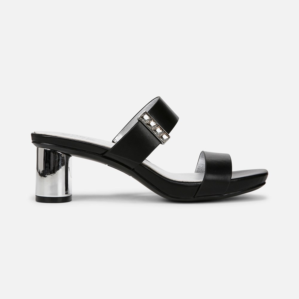 Naturalizer Ida 2 Dress Sandal - Black Faux Leather