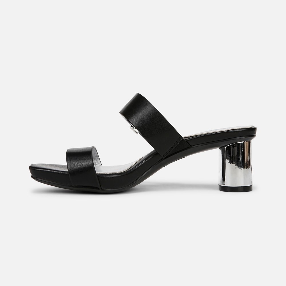 Naturalizer Ida 2 Dress Sandal - Black Faux Leather