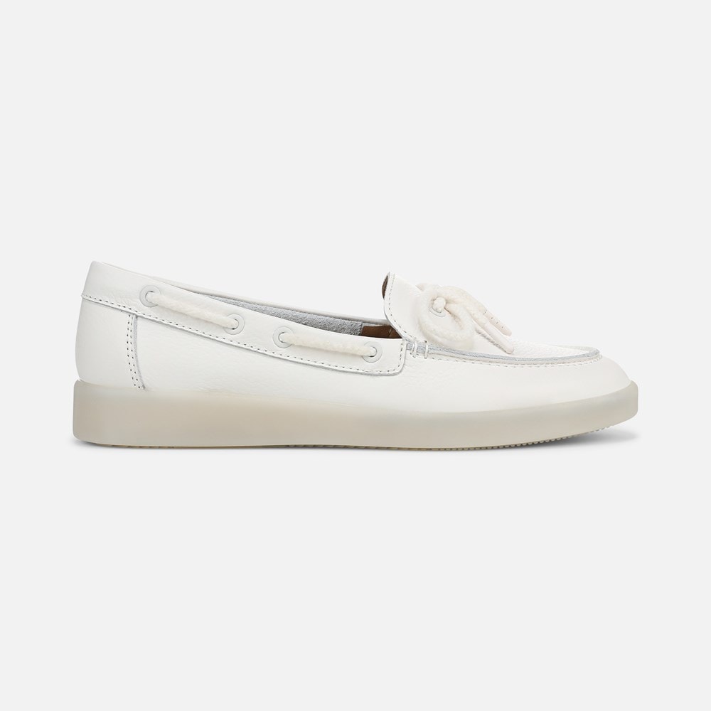 Naturalizer Keel Boat Shoe - Warm White Leather