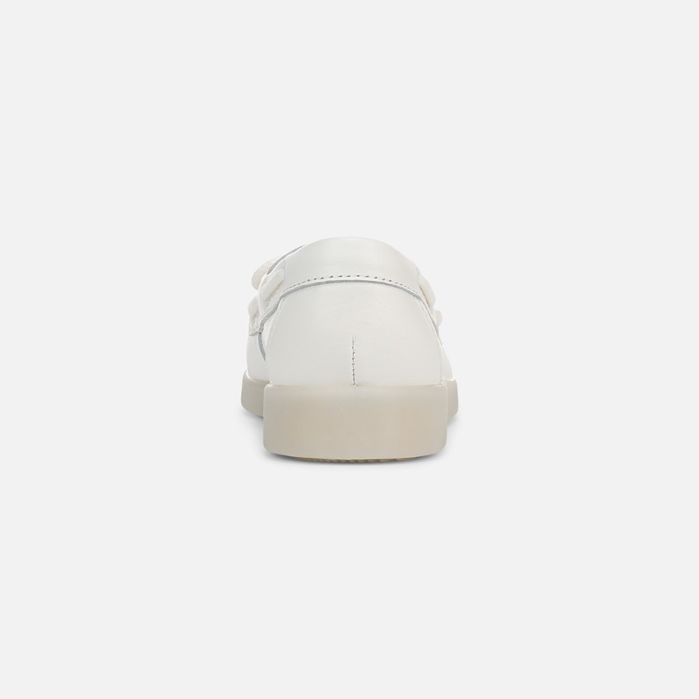 Naturalizer Keel Boat Shoe - Warm White Leather