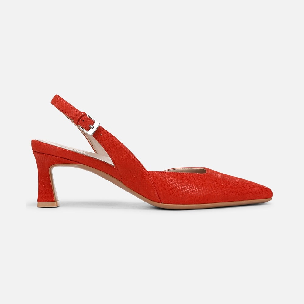 Naturalizer Dalary Slingback Pump - Maserati Red Suede