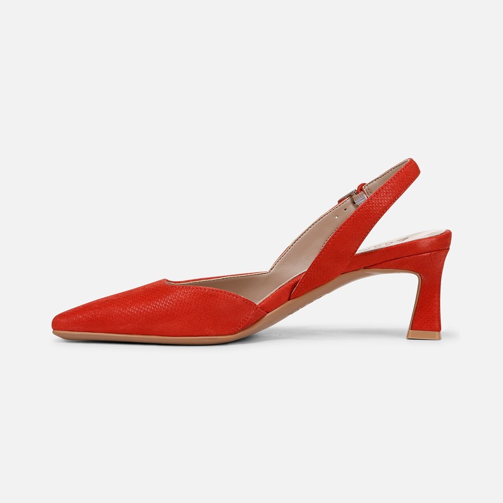 Naturalizer Dalary Slingback Pump - Maserati Red Suede