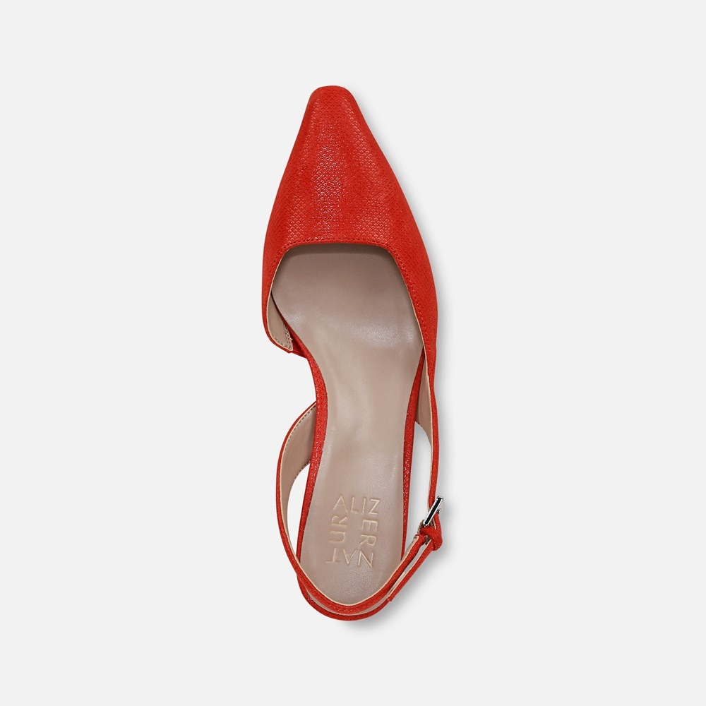 Naturalizer Dalary Slingback Pump - Maserati Red Suede