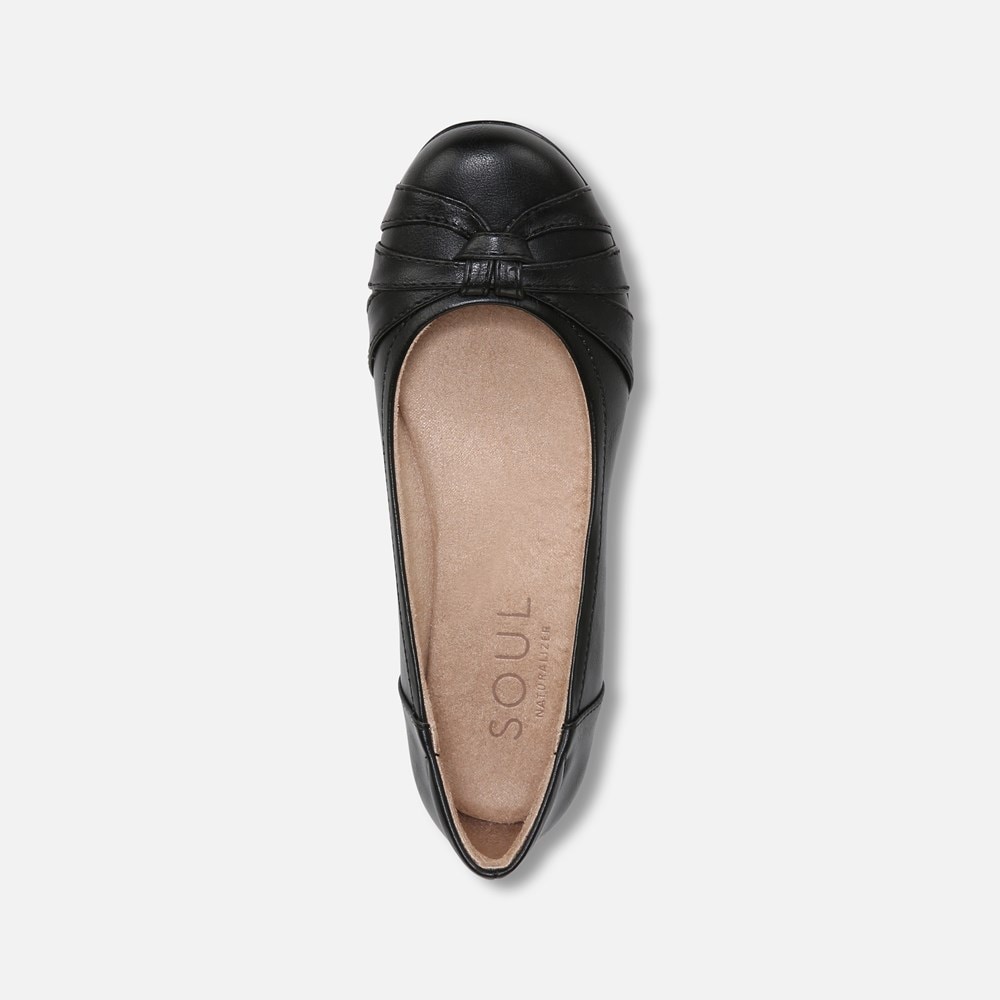 Naturalizer SOUL Gift Flat - Black Synthetic