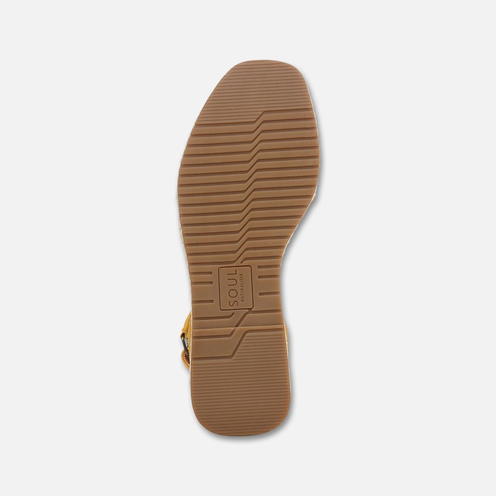 Naturalizer SOUL Gloria Espadrille - Yellow Fabric