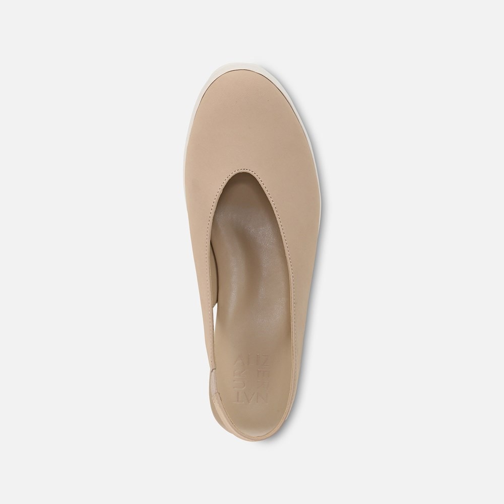 Naturalizer Sutton Slingback Wedge - Coastal Tan Nubuck