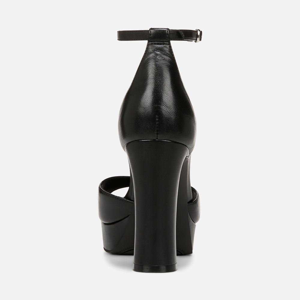 Naturalizer 27 Edit Delphie Dress Sandal - Black Leather