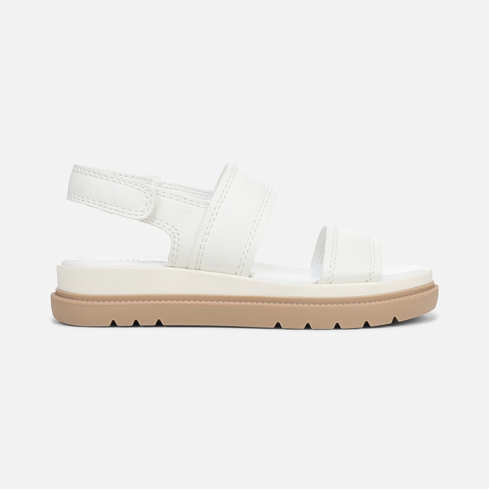 Naturalizer Attract Sandal - White Faux Leather