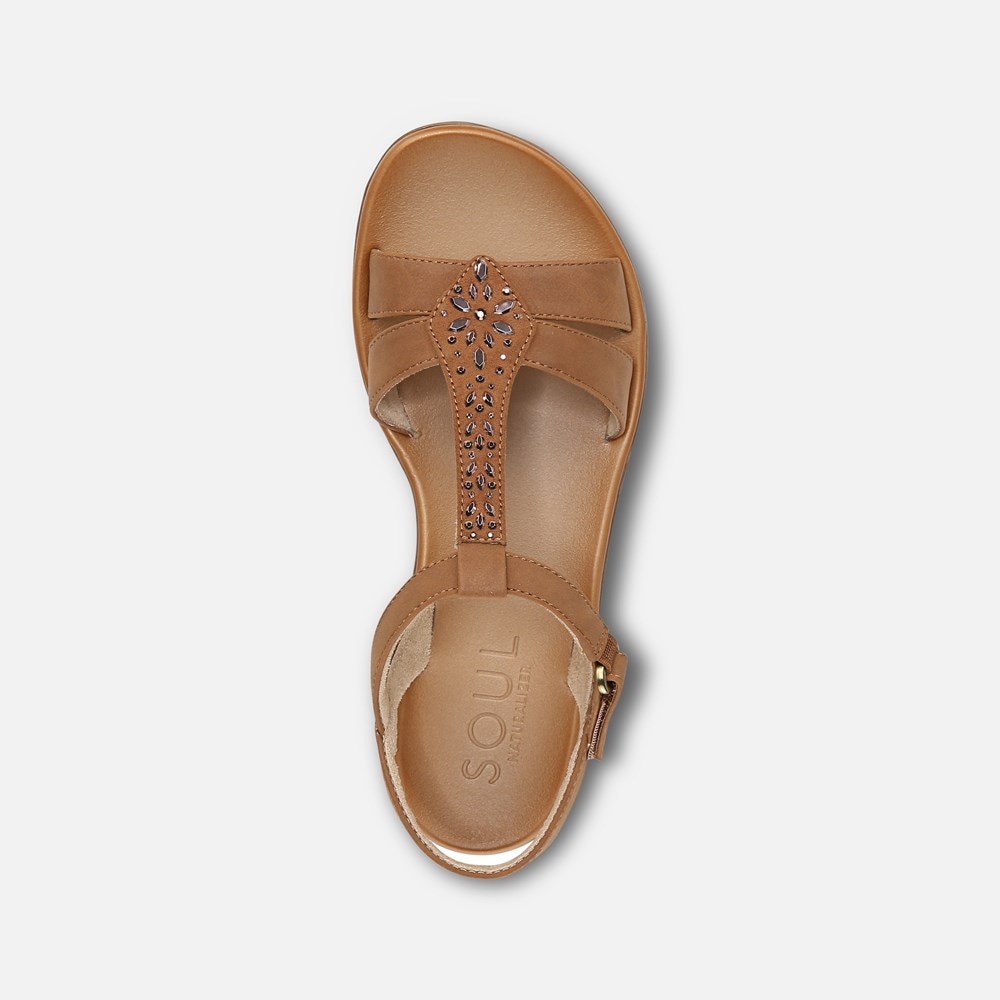 Naturalizer Soul Summer Sandal - Toffee Synthetic