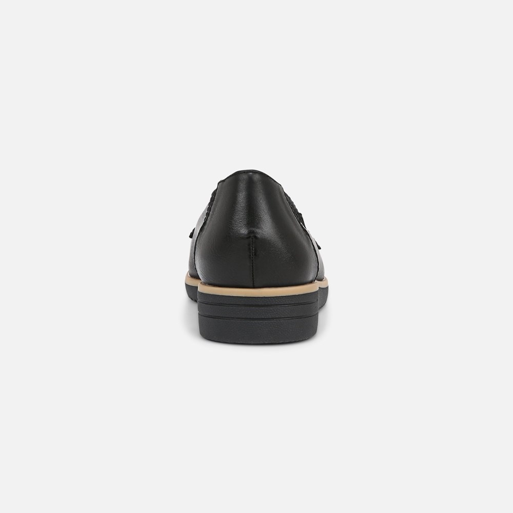 Naturalizer SOUL Idea Moc Loafer - Black Faux Leather