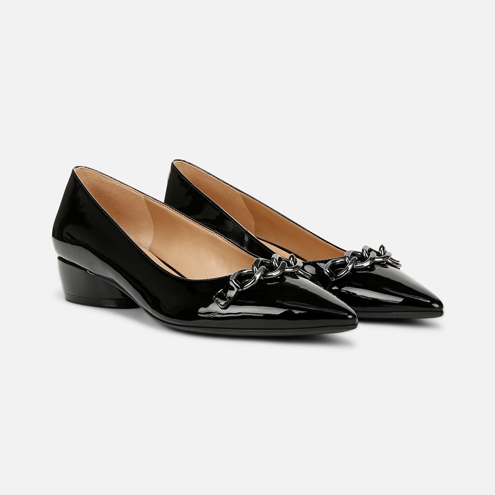Naturalizer Becca Flat - Black Faux Leather