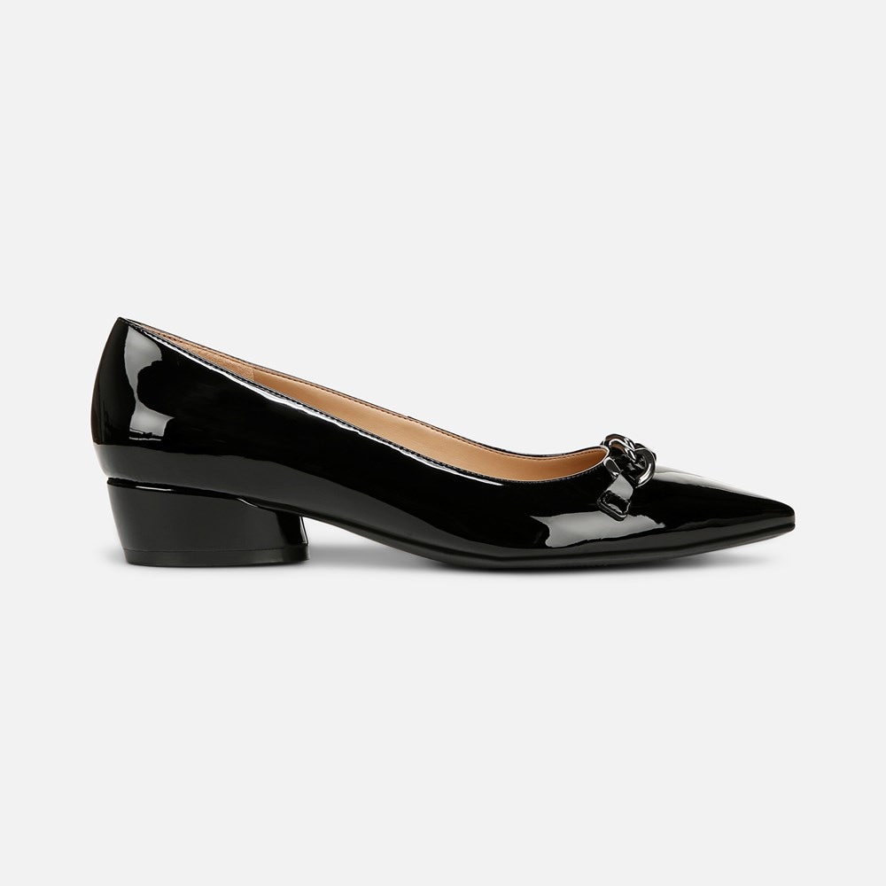 Naturalizer Becca Flat - Black Faux Leather