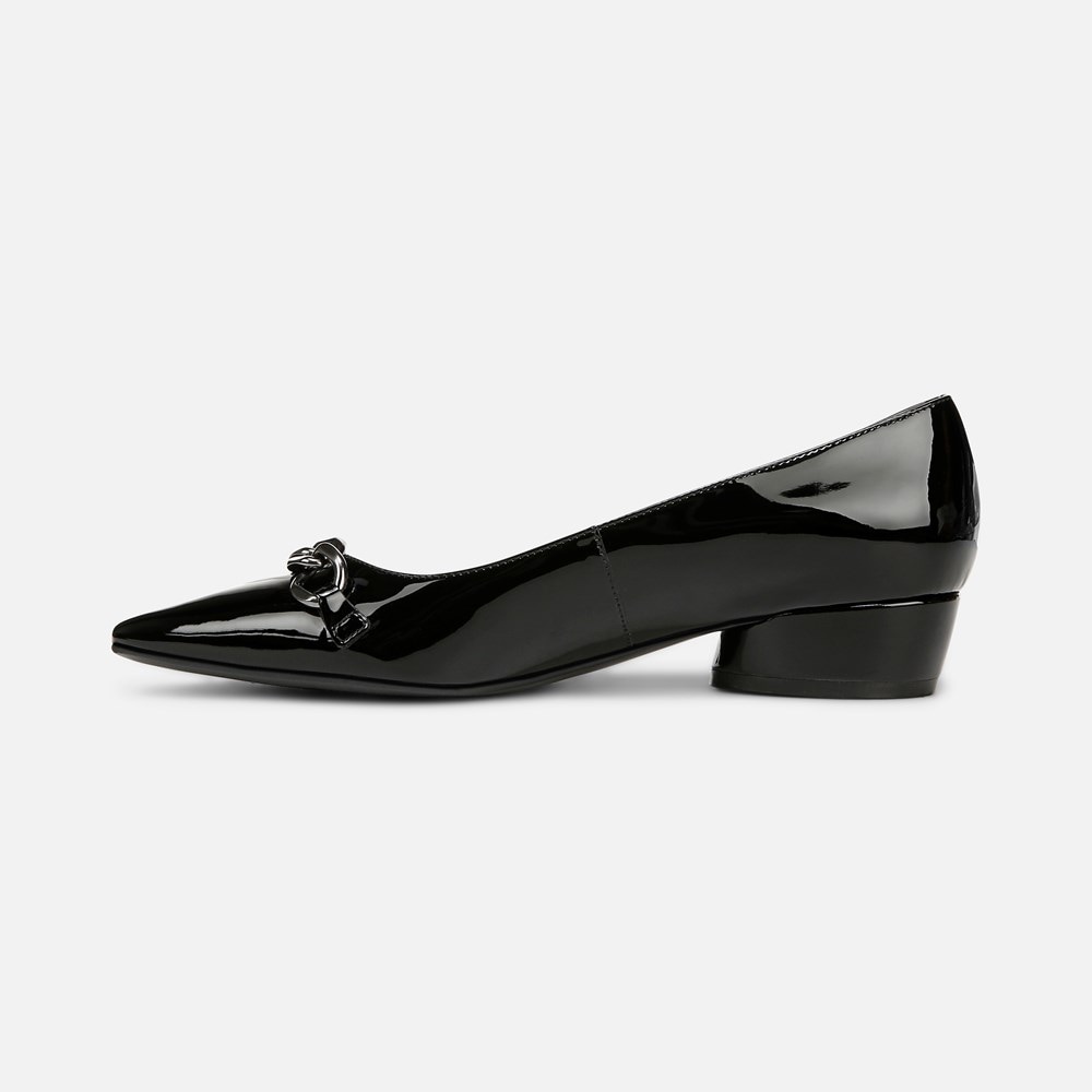 Naturalizer Becca Flat - Black Faux Leather