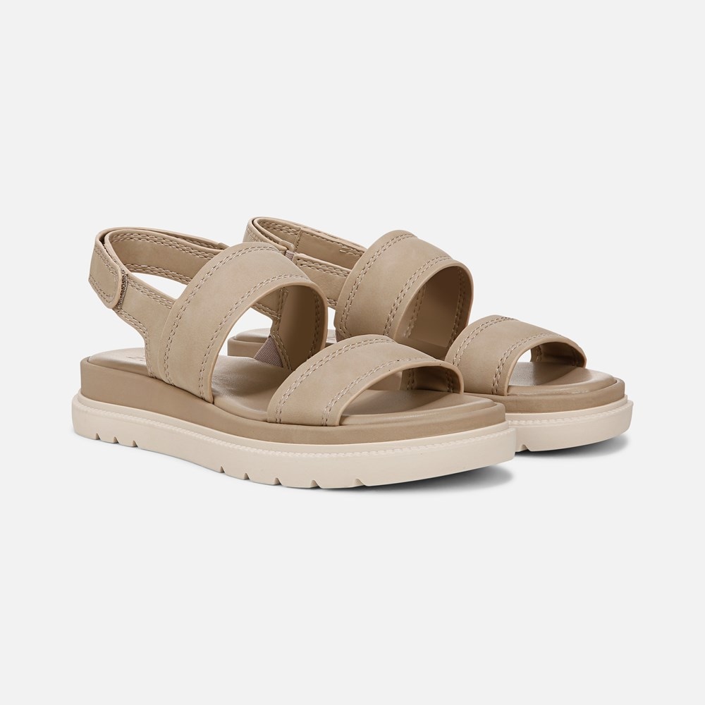 Naturalizer Attract Sandal - Tan Faux Leather