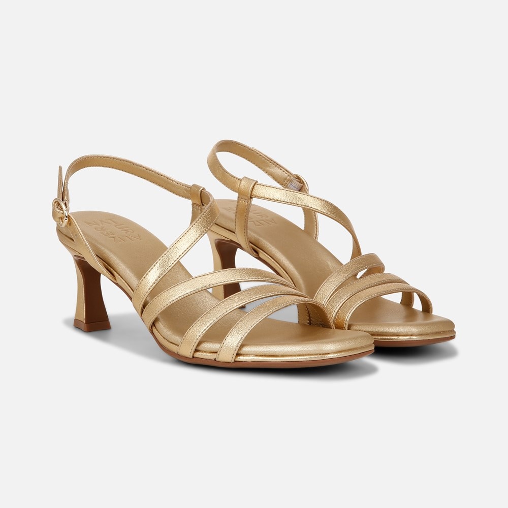 Naturalizer Galaxy Dress Sandal - Dark Gold Faux Leather