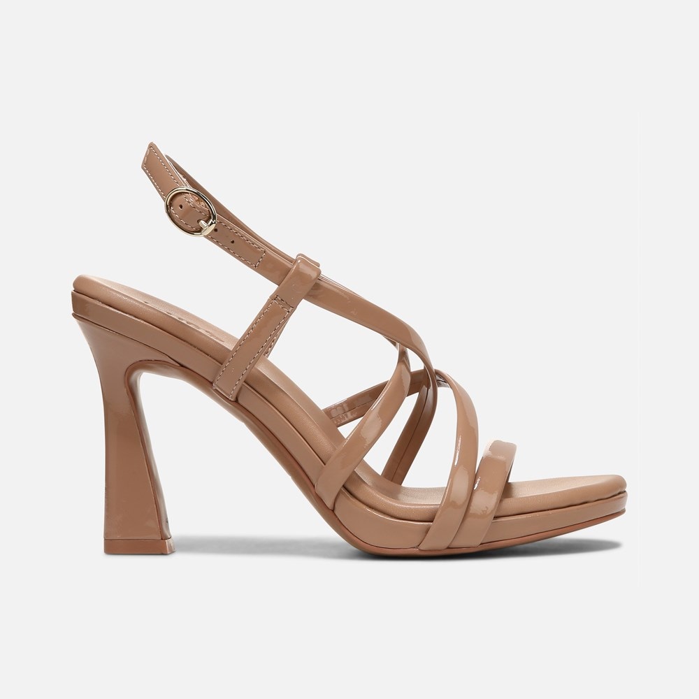 Naturalizer Luisa Dress Sandal - Taupe Patent Leather