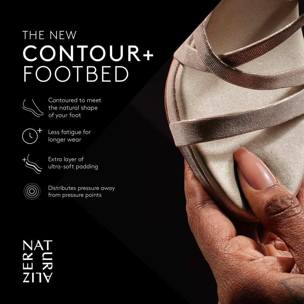 Naturalizer Luisa Dress Sandal - Taupe Patent Leather