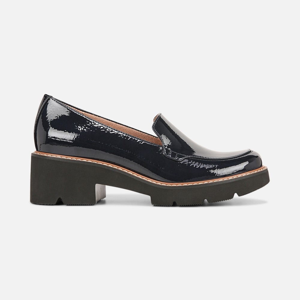 Naturalizer Cabaret Loafer - French Navy Blue Patent Synthe