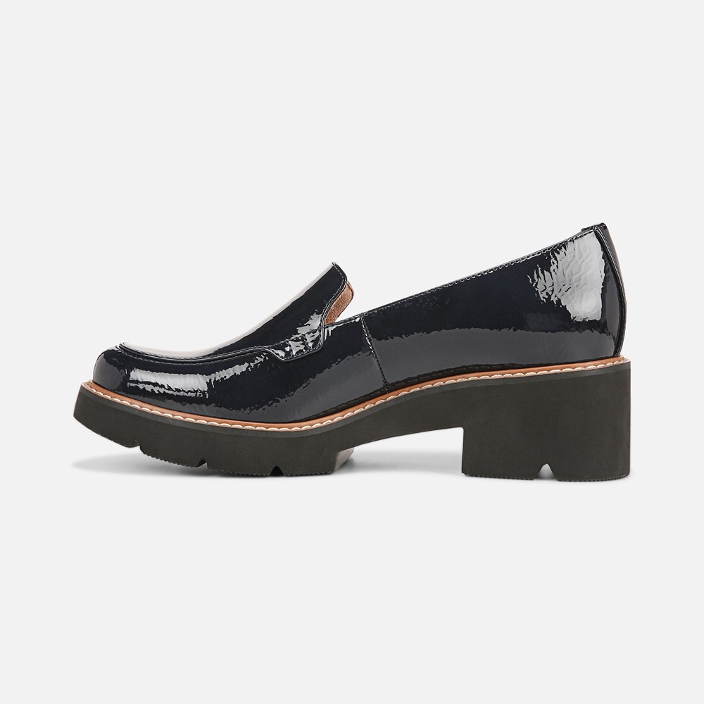 Naturalizer Cabaret Loafer - French Navy Blue Patent Synthe