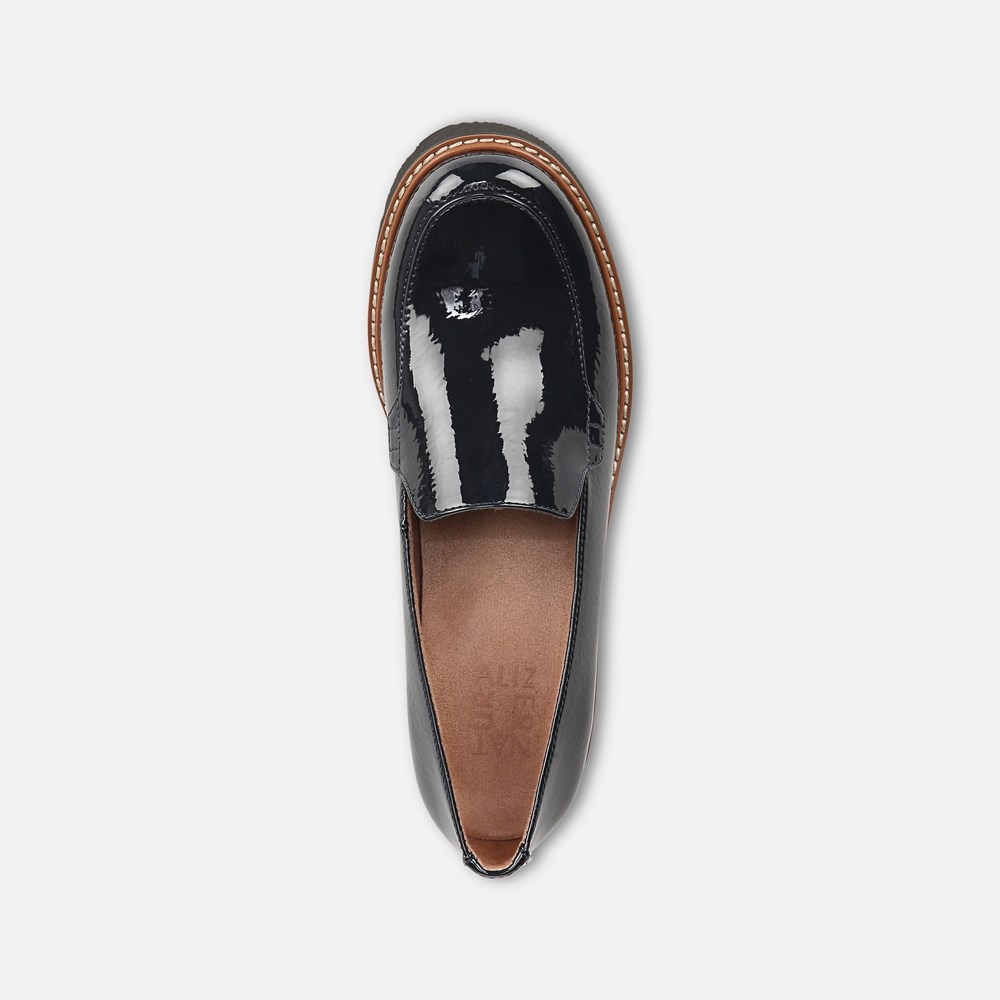 Naturalizer Cabaret Loafer - French Navy Blue Patent Synthe