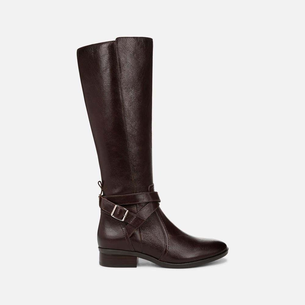 Naturalizer Rena 2 Riding Boot - Brown Leather