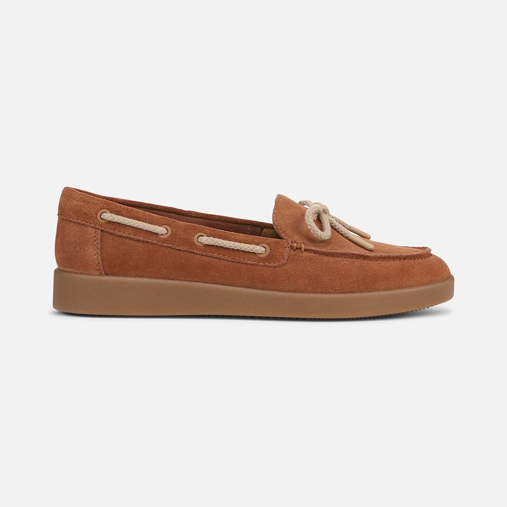 Naturalizer Keel Boat Shoe - English Tea Brown Suede
