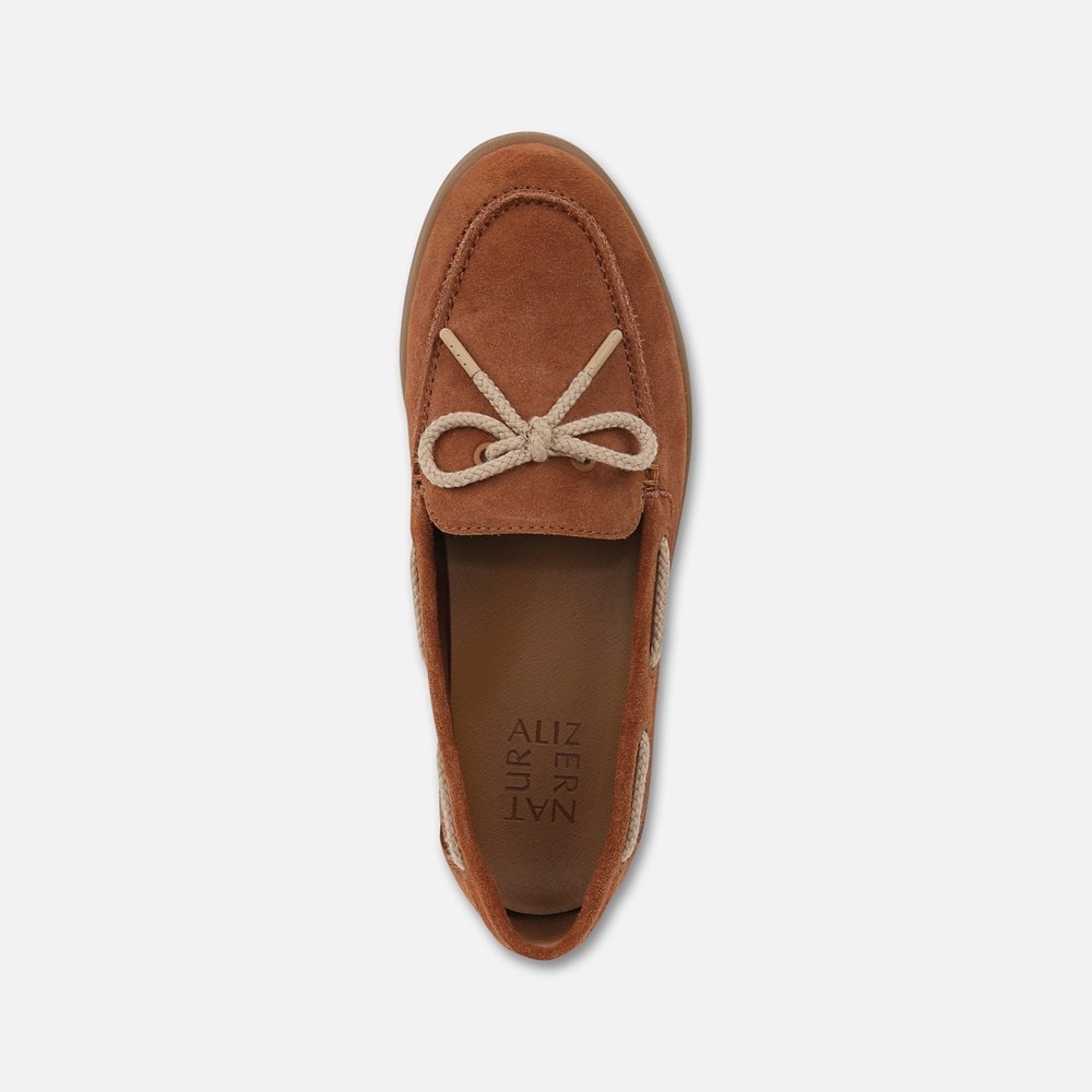 Naturalizer Keel Boat Shoe - English Tea Brown Suede
