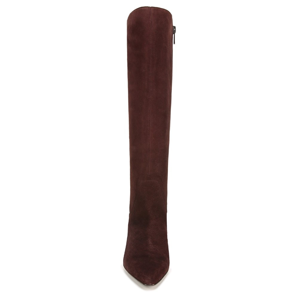 Naturalizer Deesha Wide Calf Knee High Boot - Mahogany Brown Suede