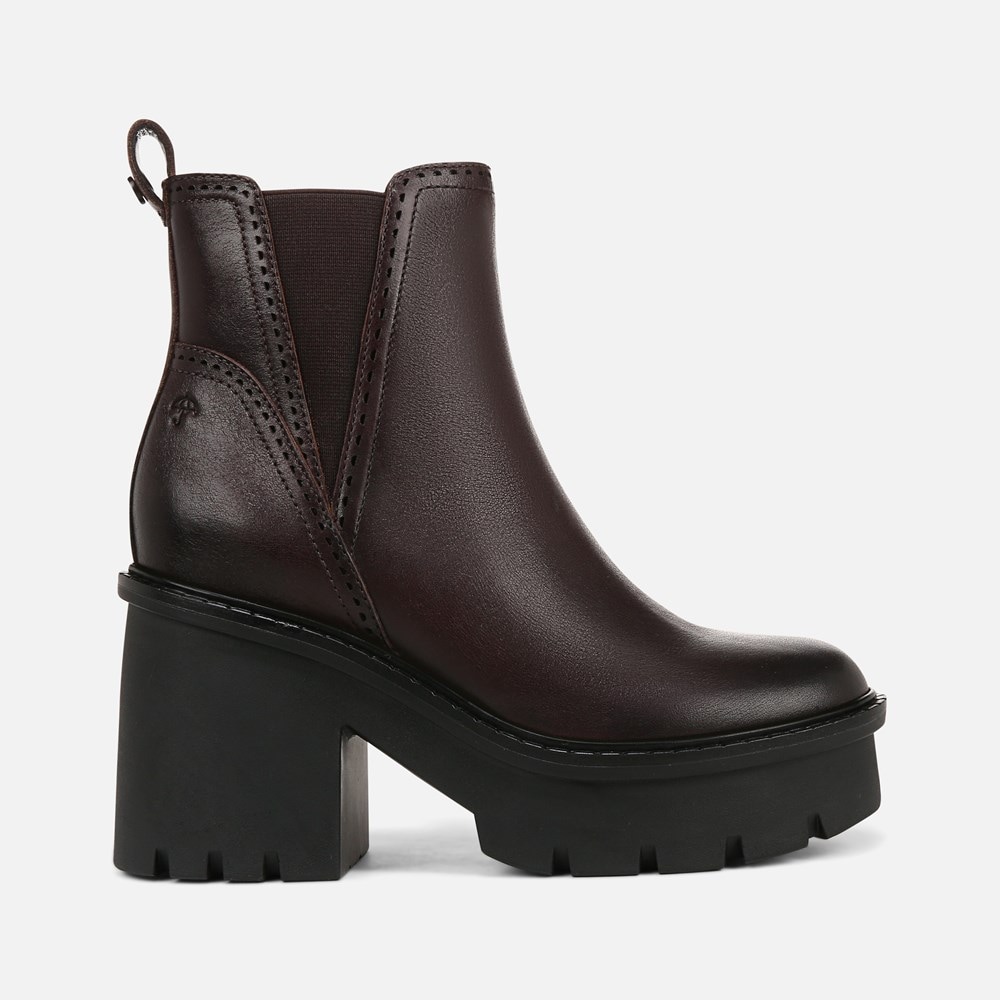 Naturalizer Quest Bootie - Dark Brown Leather