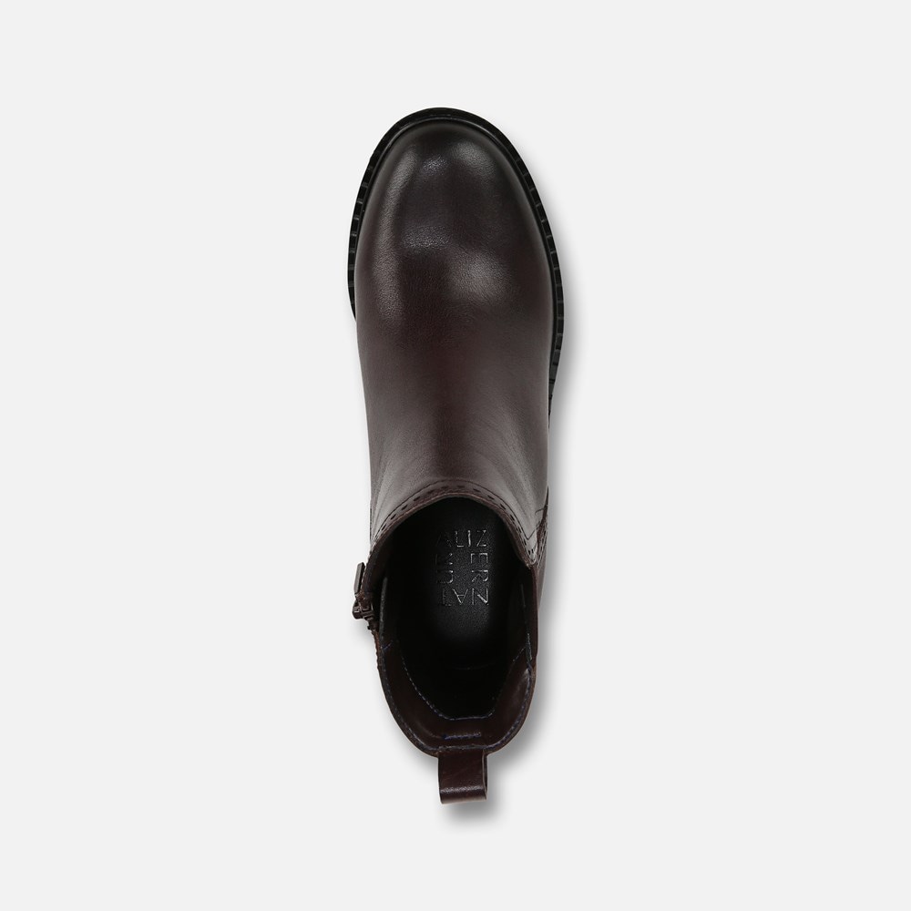 Naturalizer Quest Bootie - Dark Brown Leather