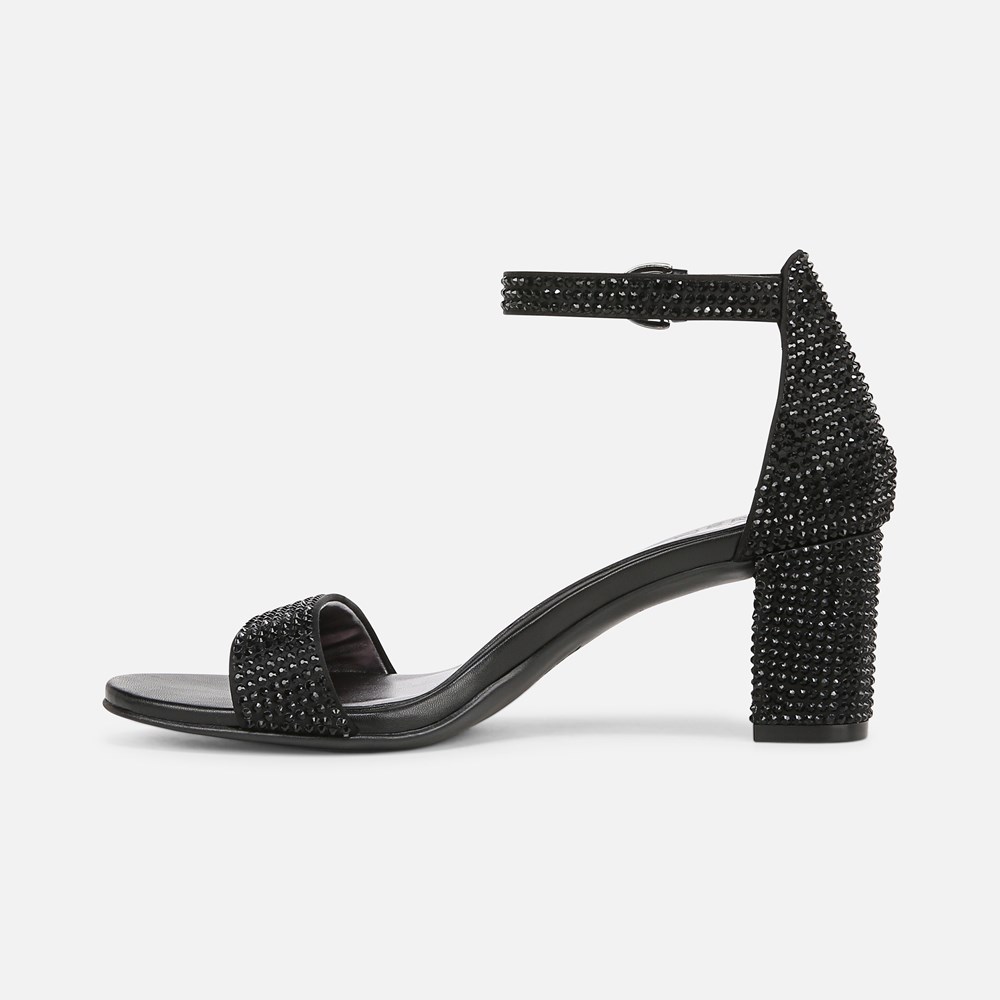 Naturalizer Vera Dress Sandal - Black Satin