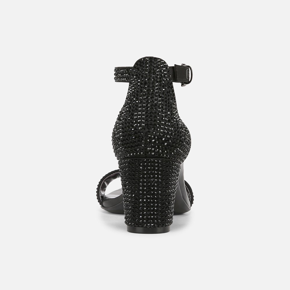 Naturalizer Vera Dress Sandal - Black Satin