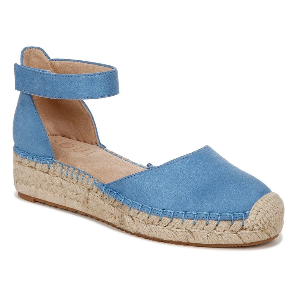 Naturalizer SOUL Wren Espadrille - Linen Blue Fabric